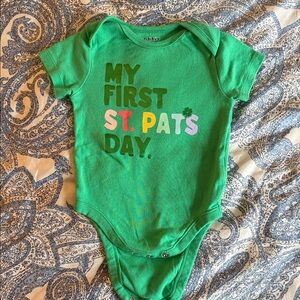 Old Navy Green St. Pat's Day Baby Bodysuit